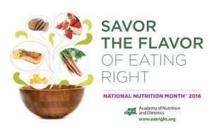 March Is National Nutrition Month